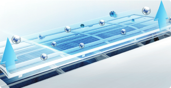 Silver-ion antibacterial filter