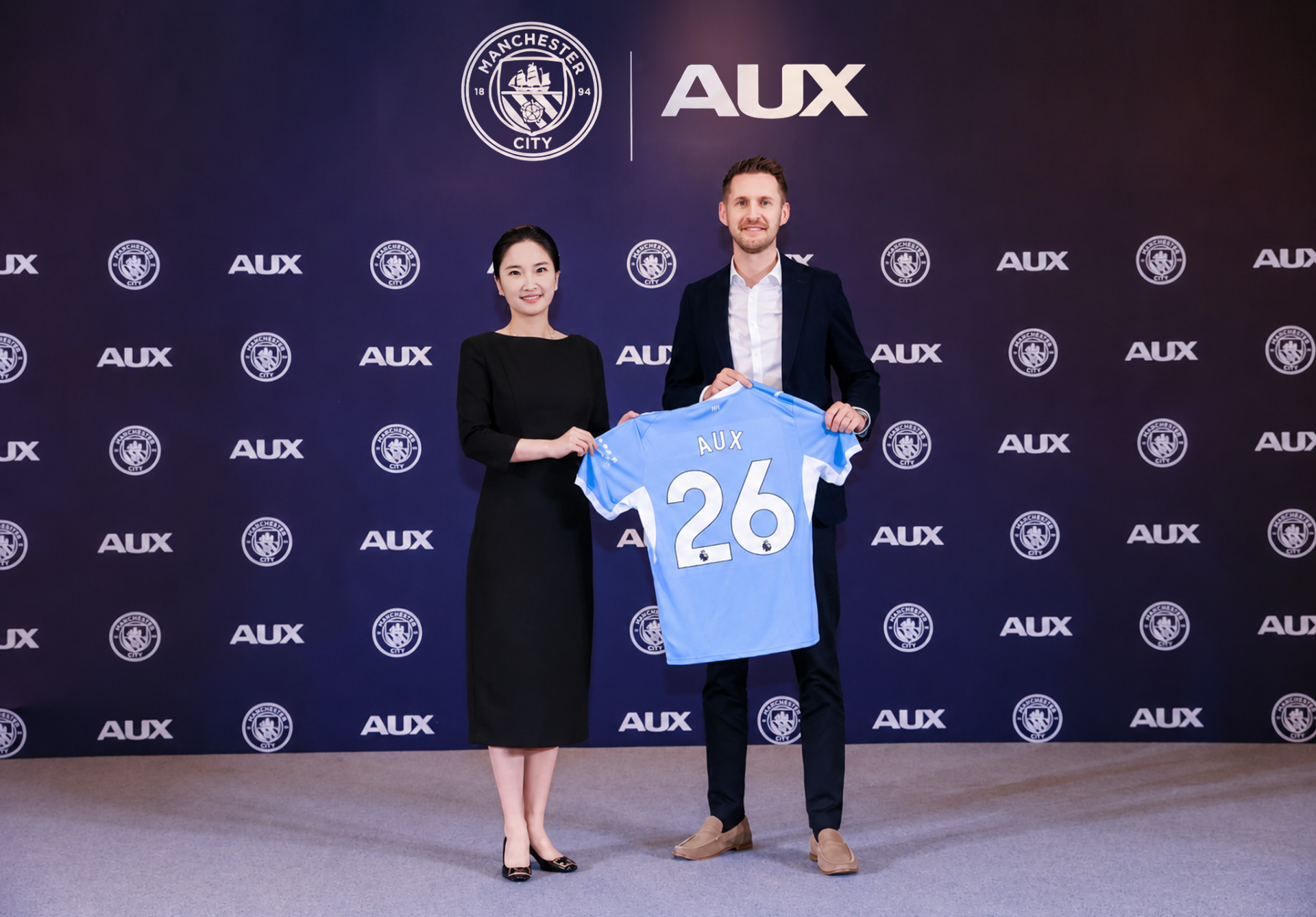 AUX Becomes Official Global Partner of Manchester City Football Club