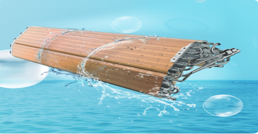 Dual self-cleaning for IDU & ODU